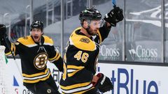 hokej, NHL 2021, New Jersey Devils at Boston Bruins, David Krejčí, radost