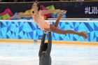 Krasobruslaři Dušková a Bidař mají stříbro z olympiády mládeže