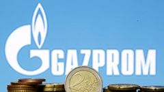 Gazprom, logo, ilustrační