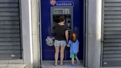 Řecko - euro - krize - bankomat