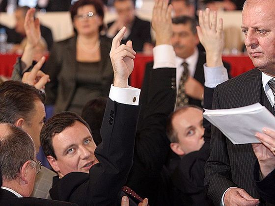 Politici o přímé volbě Volba prezidenta, druhý den, 1. volba
