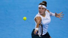 Karolína Muchová na turnaji v Cincinnati 2025