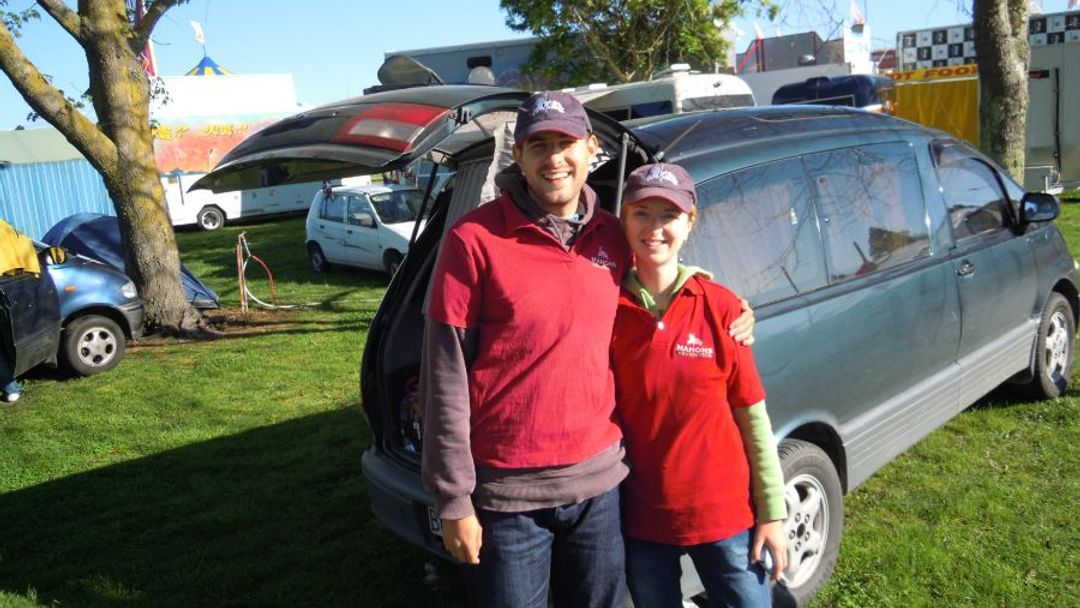 Helena a Jirka na Novém Zélandu: Jezdili jsme s kolotočáři!