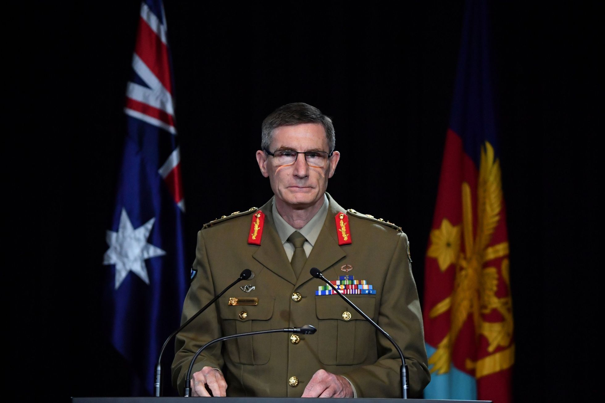 Šéf australských obranných sil Angus Campbell