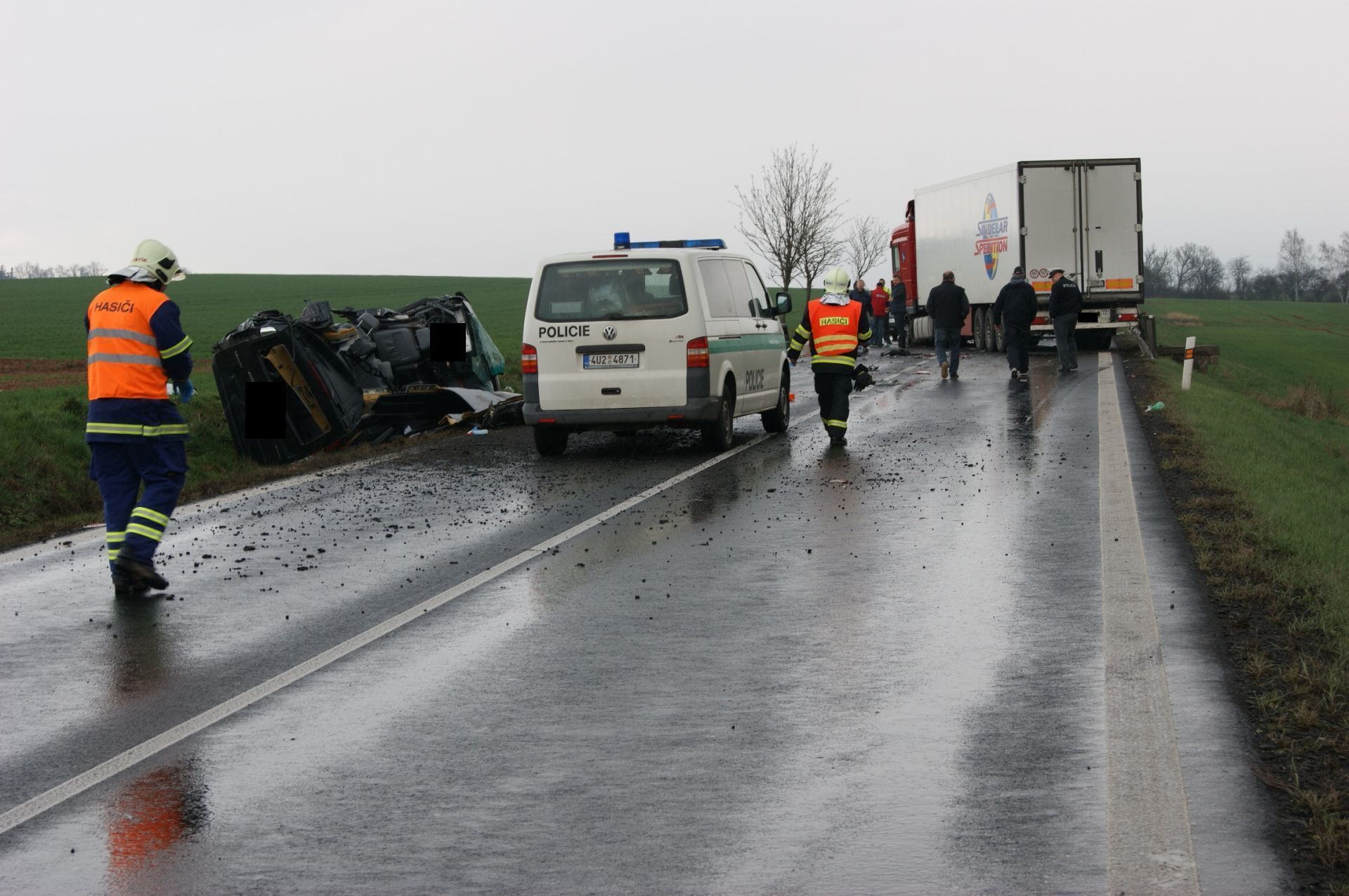 Dopravní nehoda u Lubence