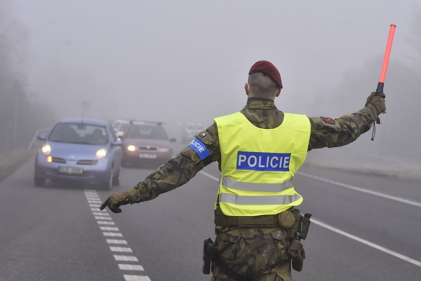 Policie ČR, kontroly, auto, dálnice, koronavirus