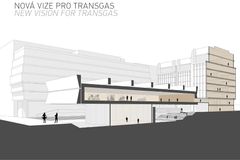 Nová vize pro Transgas? Studentka navrhla jeho revitalizaci a do budovy umístila muzeum architektury