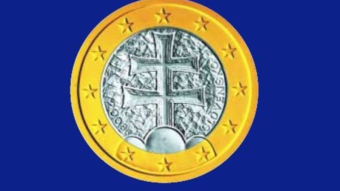 Na rubu slovenské jednoeurovky bude stejně jako na minci dvojnásobné hodnoty slovenský dvojkříž na trojvrší