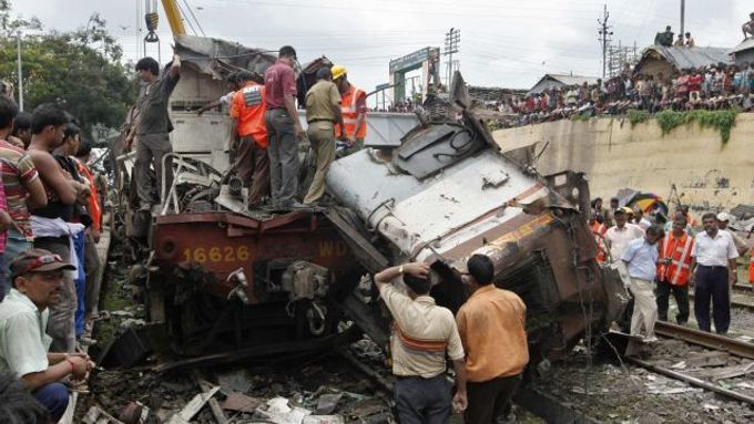Ilustrační foto. Srážka vlaků v Indii.
