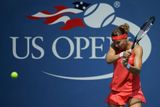 Lucie Šafářová na US Open 2015. Své maximum, kterým je loňské osmifinále, Šafářová nevylepší.