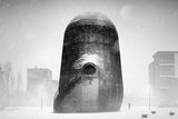 Vítěz kategorie Architektura: Andreas Pohl (Německo) - Člověk a tajemná věž