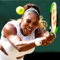 Serena Williamsová Serena Williamsová v semifinále Wimbledonu 2019