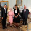 Obama s britskou královnou