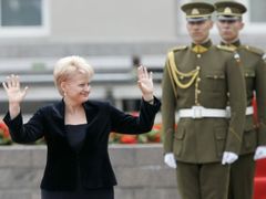 Prezidentka Grybauskaiteová.