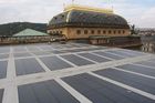 ...na střeše Národního divadla.