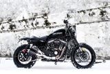 Harley-Davidson Aalesund ze Švédska je jasně inspirovaný severskou zimou.