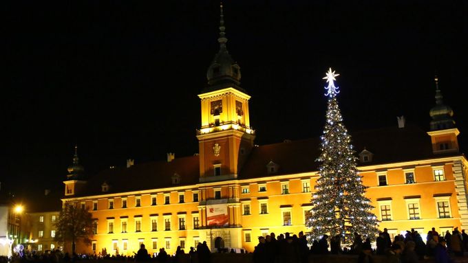 Vánoční Varšava. Ilustrační foto.