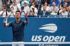 Djokovič je ve čtvrtfinále tenisového US Open a čeká na Federera