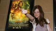 Premiéra Letopisů Narnie - Georgie Henley a plakát k filmu. Malá a nesmiřitelná.