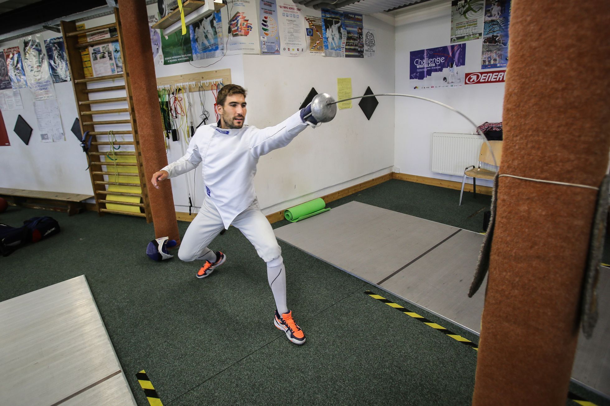 Příprava moderního pětibojaře Davida Svobody na olympiádu do Ria