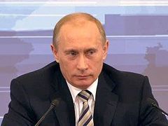 Vladimir Putin na výroční tiskové konferenci v Kremlu