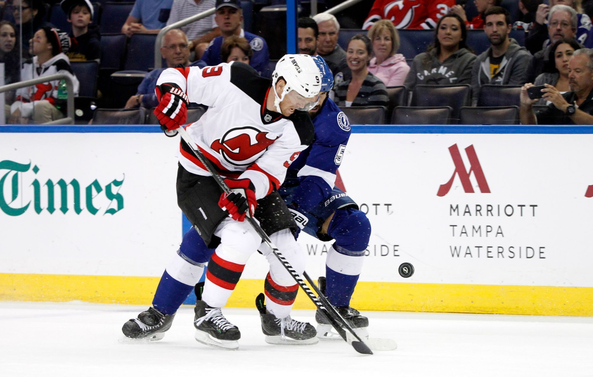 NHL: New Jersey Devils vs. Tampa Bay Lightning (Havlát)