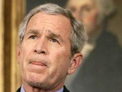 Prezident Bush promluvil několik hodin po masakru v živém přenosu k národu