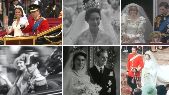 Královské svatby za posledních 100 let