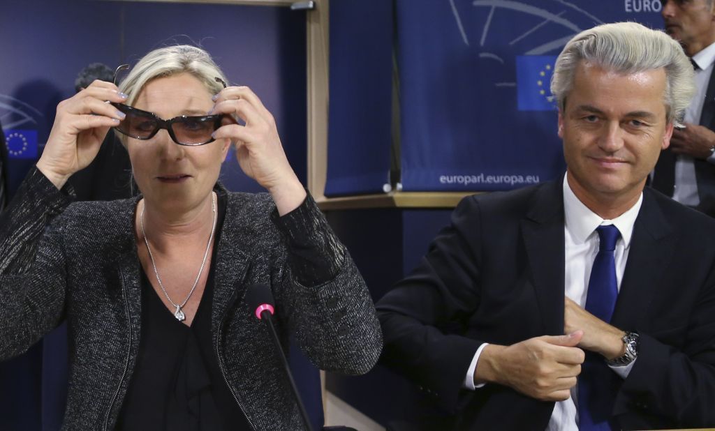 Marine Le Penová a Geert Wilders.