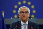 Jean-Claude Juncker při projevu o stavu unie.