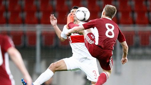Přátelský fotbalový duel před EURO 2012 Polsko - Lotyšsko