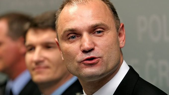 Nového šéfa policie představil na tiskové konferenci Ministr vnitra - Ivan Langer