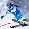 Šárka Strachová při slalomu v rakouském Kühtai