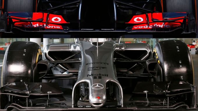 Předek nového McLarenu (dole) se od toho loňského značně liší. Podívejte se, proč tomu tak je.