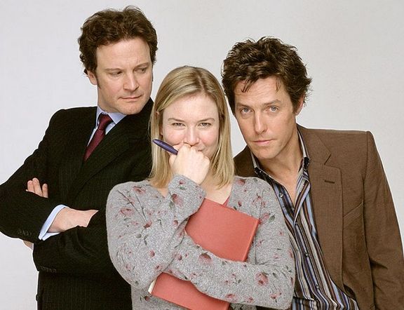 Colin Firth, Renée Zellwegerová a Hugh Grant si společně zahráli v romantické komedii Deník Bridget Jonesové (2001).