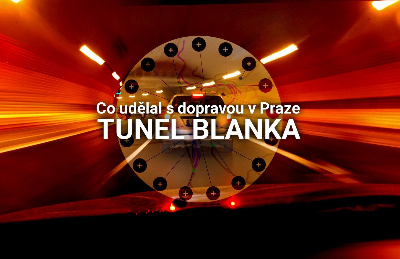 Co udělal s dopravou v Praze tunel Blanka