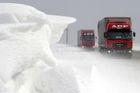 Jižní Čechy hlásí nový sníh, závěje, jazyky a ledovku