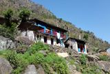 Jedna z nepálských vesnic.