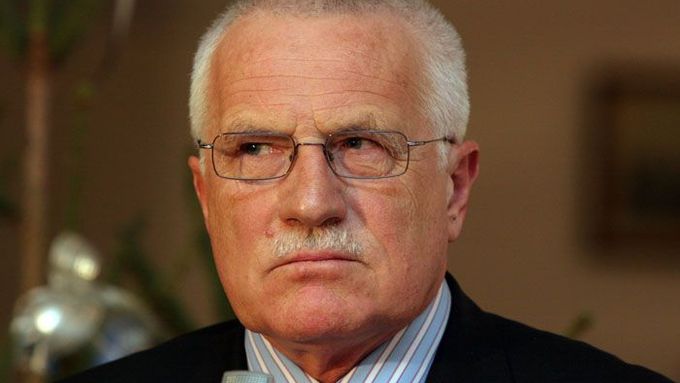 Prezident Václav Klaus je nyní ústřední postavou politického dění