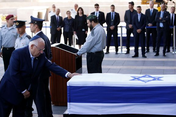 Izraelský prezident Reuven Rivlin.