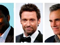 Nejlepší herci v hlavní roli: Bradley Cooper (Terapie láskou), Denzel Washington (Let), Hugh Jackman (Bídníci), Daniel Day-Lewis (Lincoln), Joaquin Phoenix (Mistr)