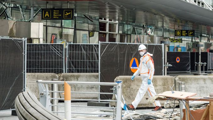 Letiště Zaventem po útocích, Brusel 2016