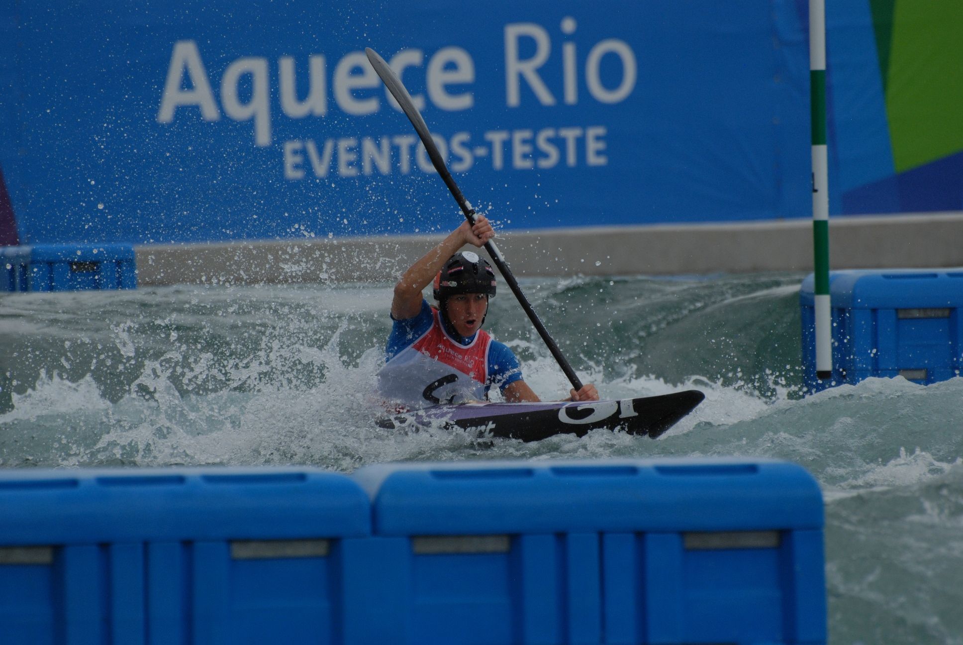 Kateřina Kudějová na olympijském kanále v Riu