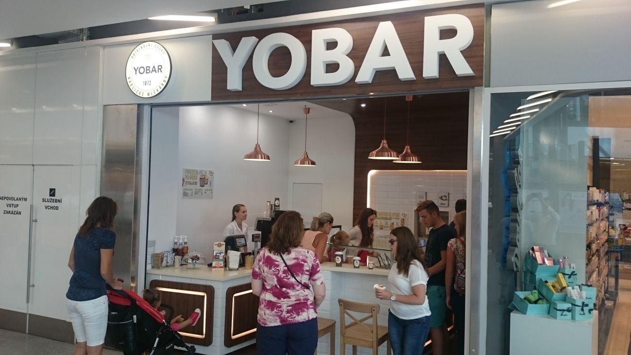 Yobar, mražené jogurty