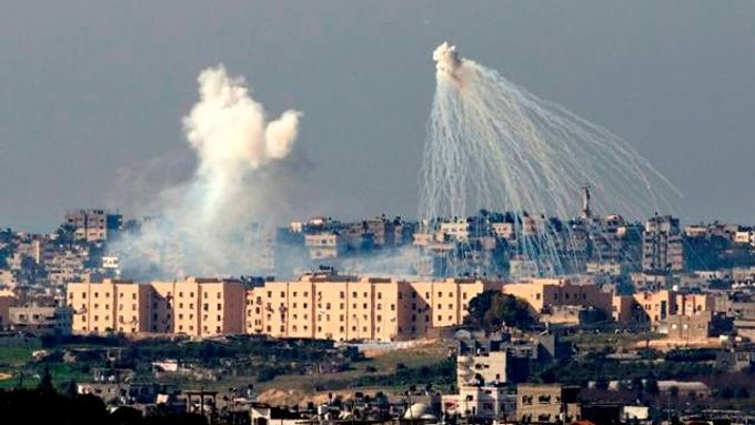 Izraelský útok v pásmu Gazy, sobota 10.1.2009