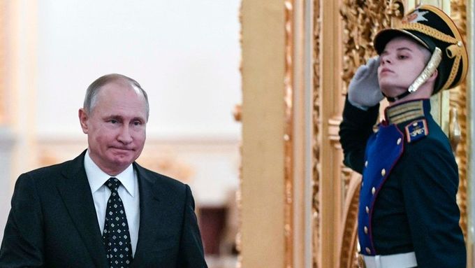 Vladimir Putin v Kremlu