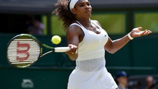 Serena Williamsová ve finále Wimbledonu 2015
