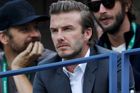 Beckham boural, když vezl syna ze zápasu. Oba jsou otřeseni