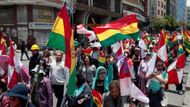 Protesty v Bolívii