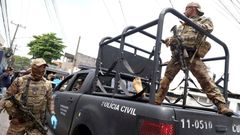 Brazílie, Rio de Janeiro, favela, policie, zásah, gang
